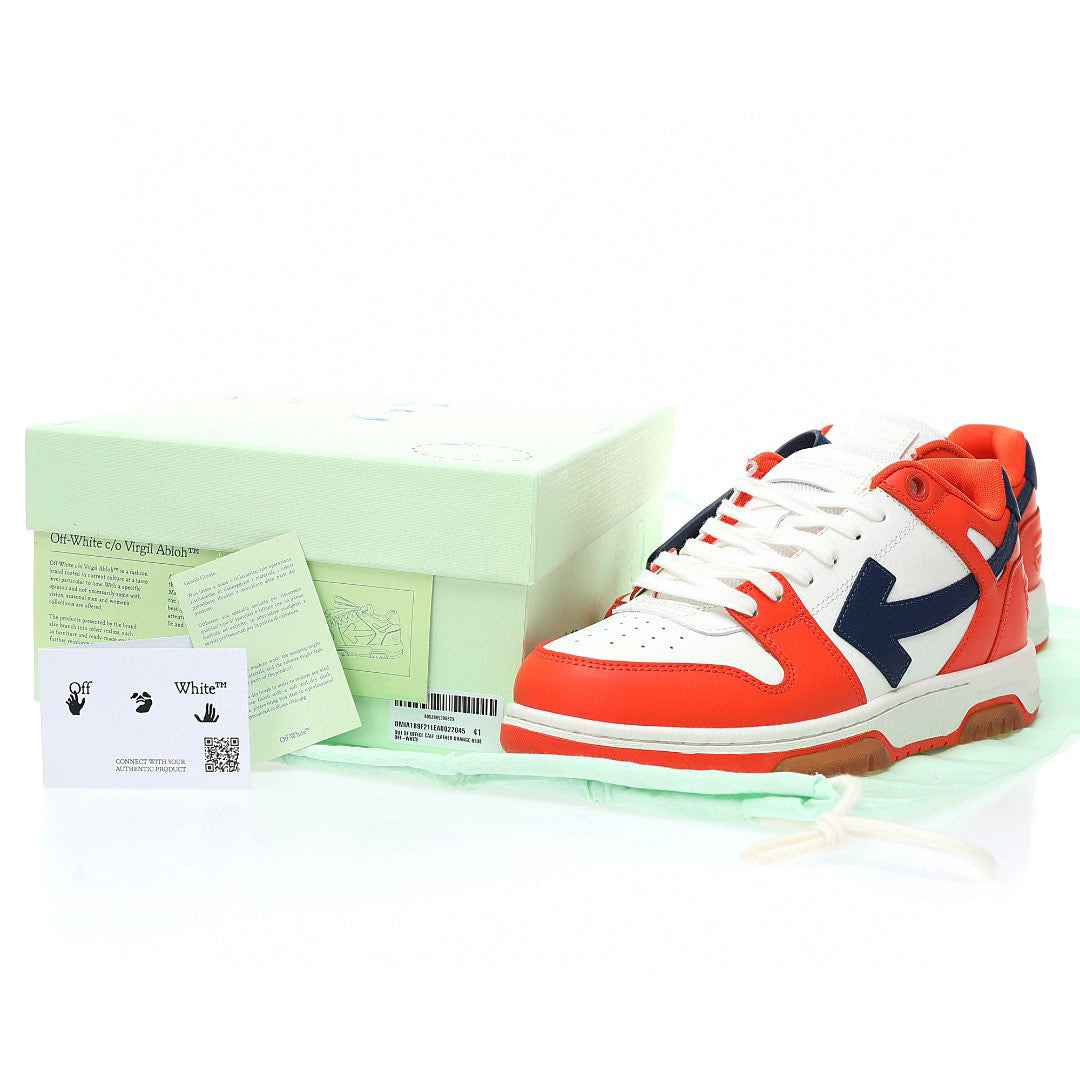 Off White Out Of Office Orange Blue