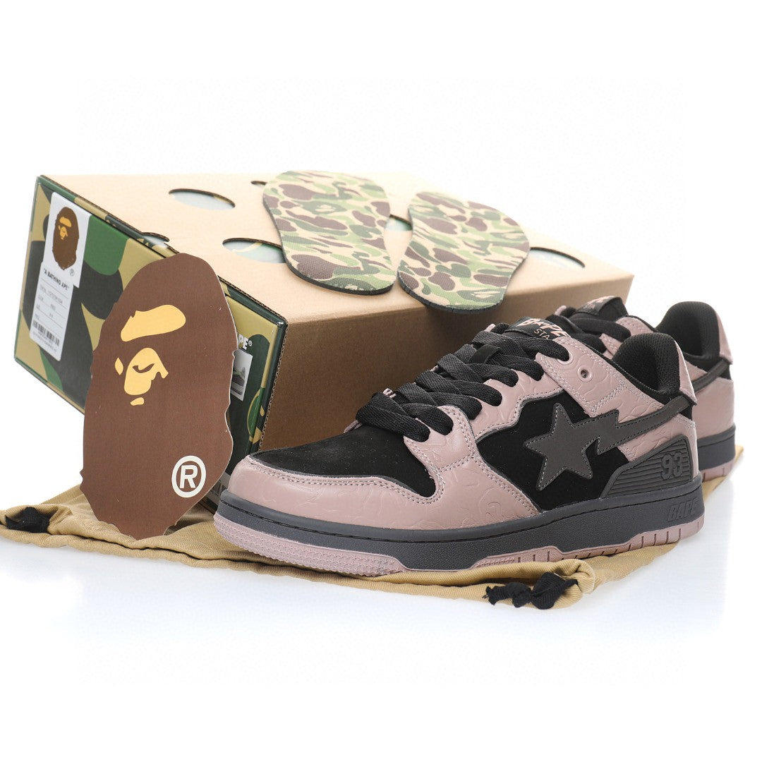 Bapesta Sk8 Sta Pink Black