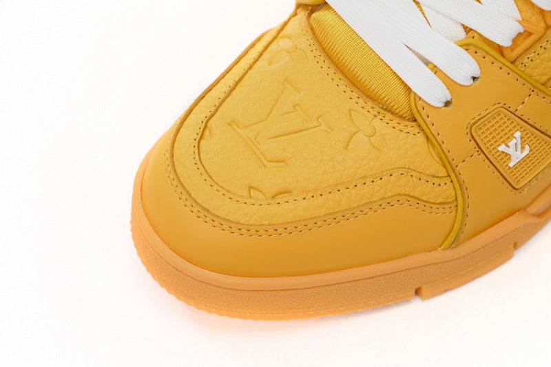 LV Trainer Yellow Embossed