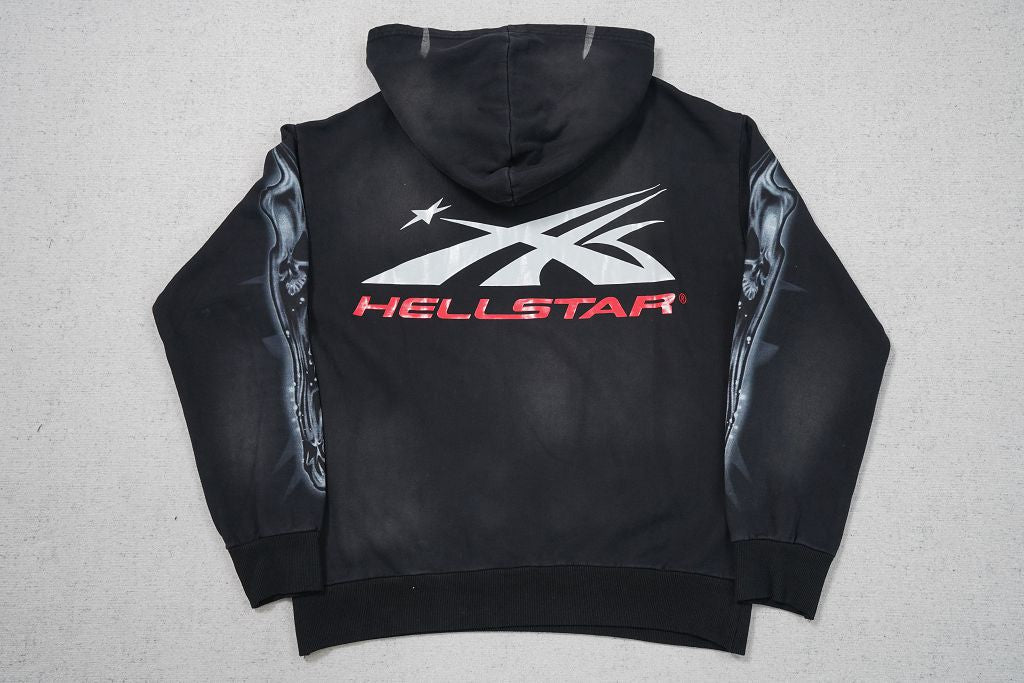 Hellstar Black Flame Hoodie