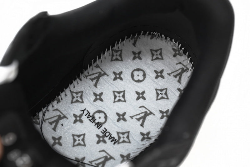 LV Trainer Black Embossed