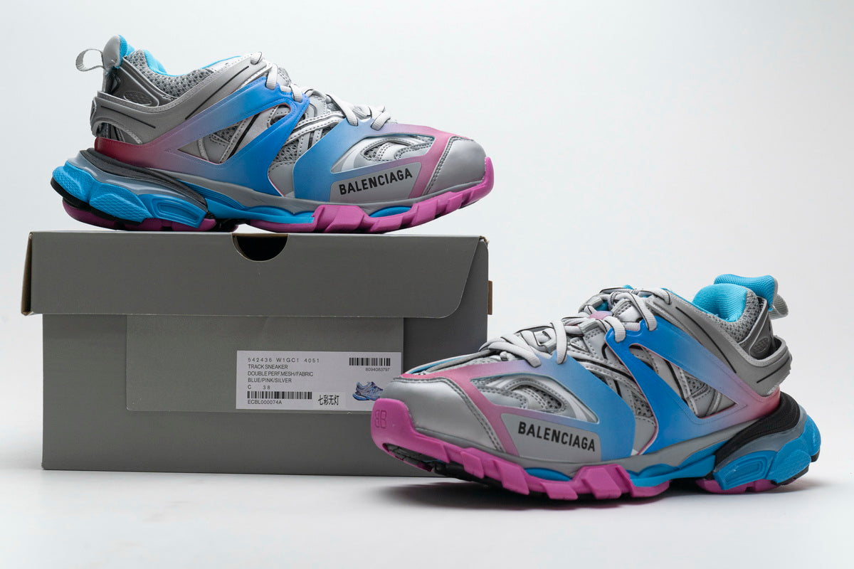Balenciaga Track Blue Pink Silver