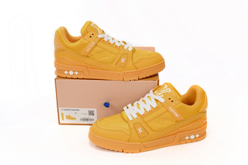 LV Trainer Yellow Embossed