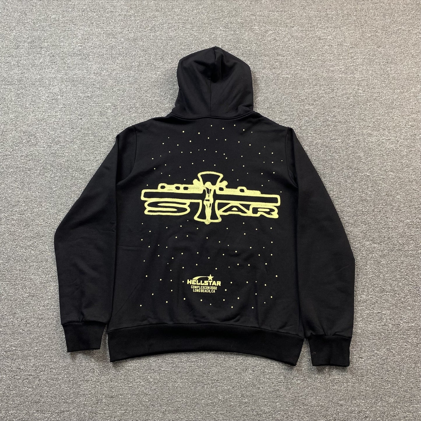 Hellstar Studios Yellow Cross Hoodie