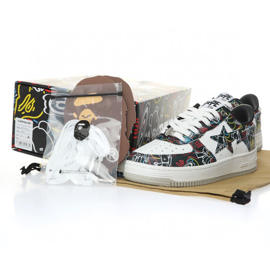 Bapesta Black Doodles