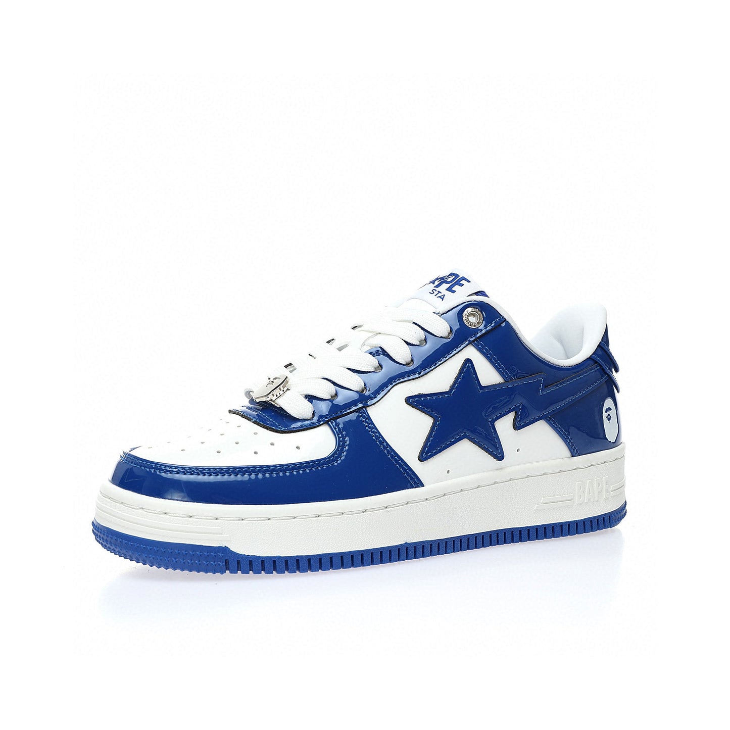 Bapesta Patent Leather Blue
