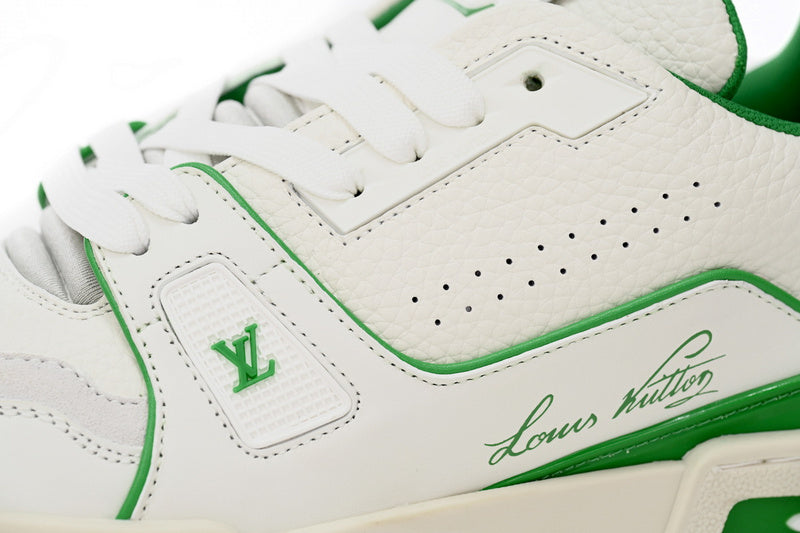 LV Traine White Green Lychee