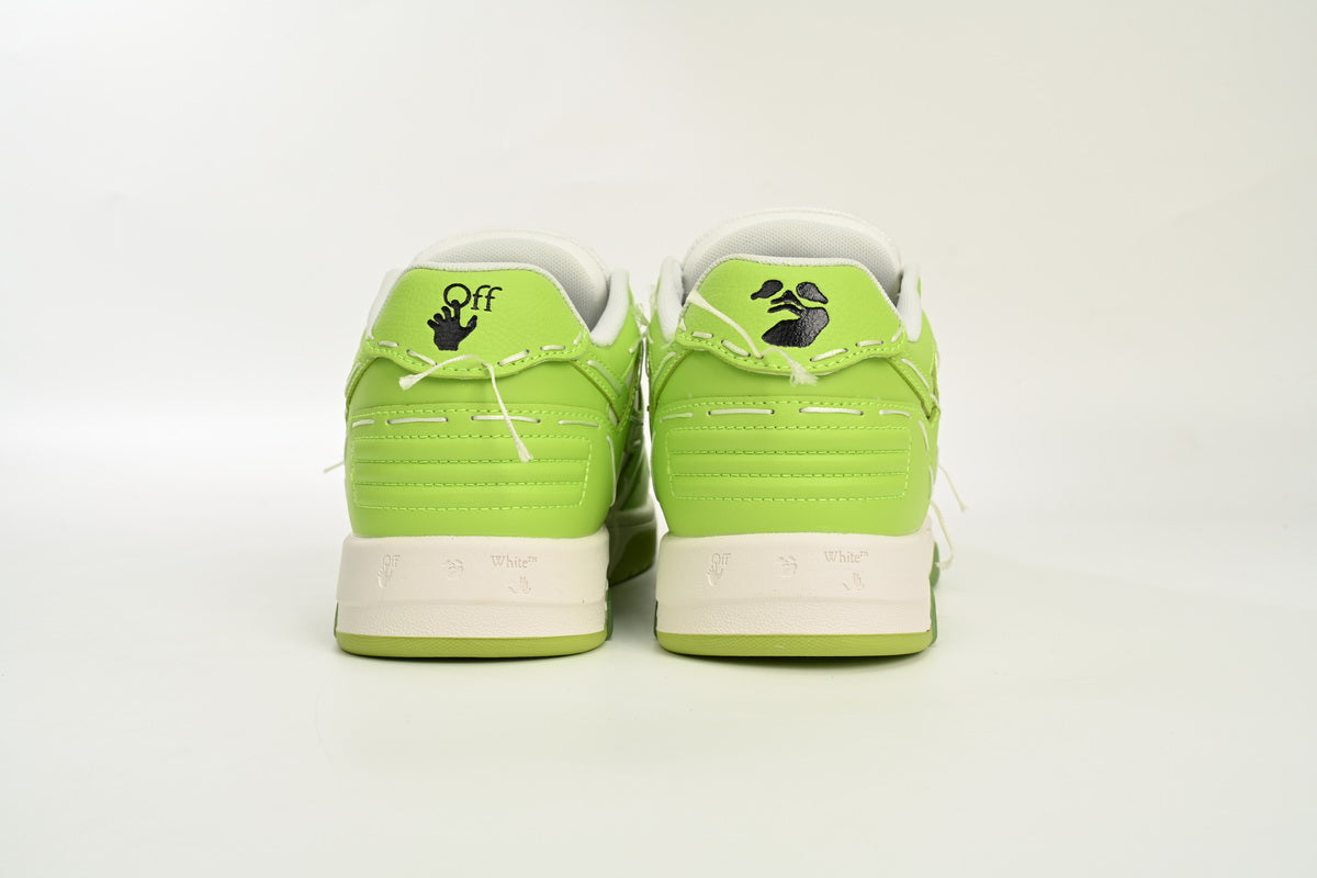 Off White Out Of Office Lime Green & White
