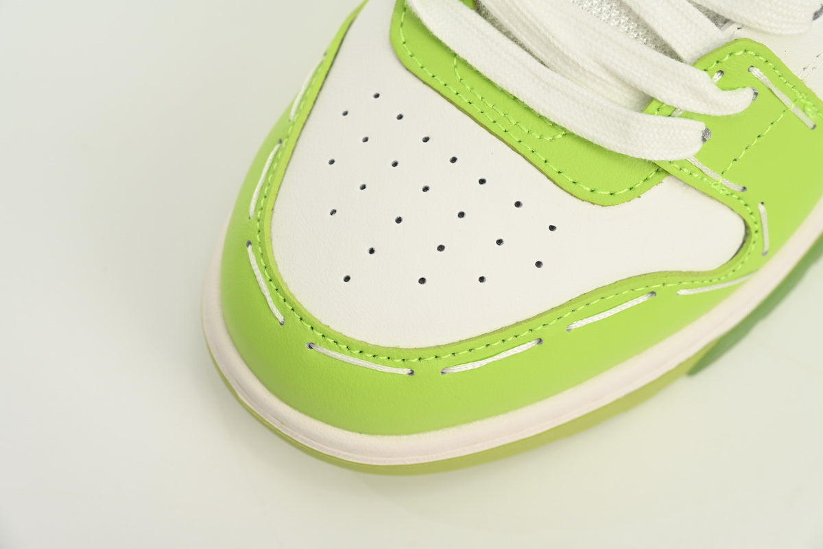 Off White Out Of Office Lime Green & White