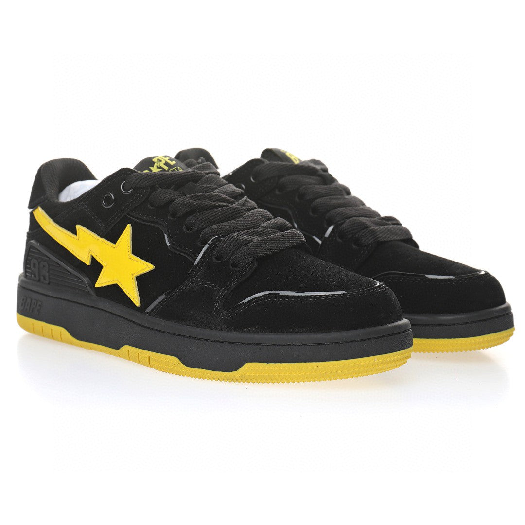 Bapesta Sk8 Sta Black & Yellow