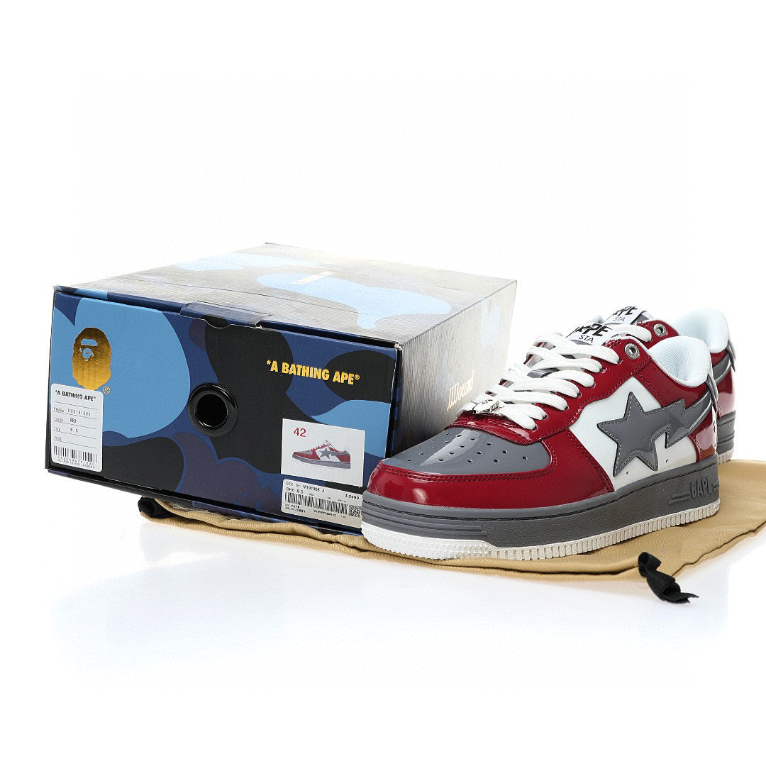 Bapesta Nostalgic Burgundy