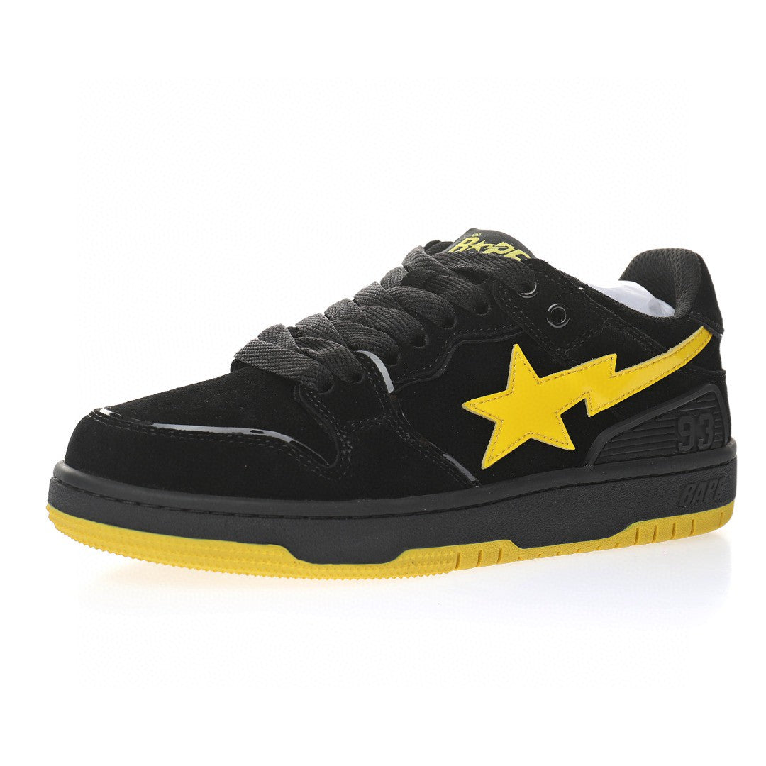 Bapesta Sk8 Sta Black & Yellow