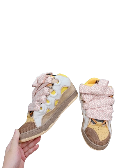 Lanvin Curb Pink Laces