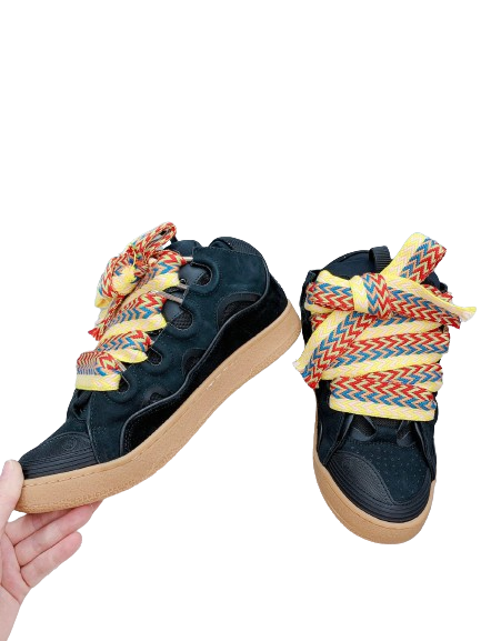 Lanvin Curb Black Rasta Laces