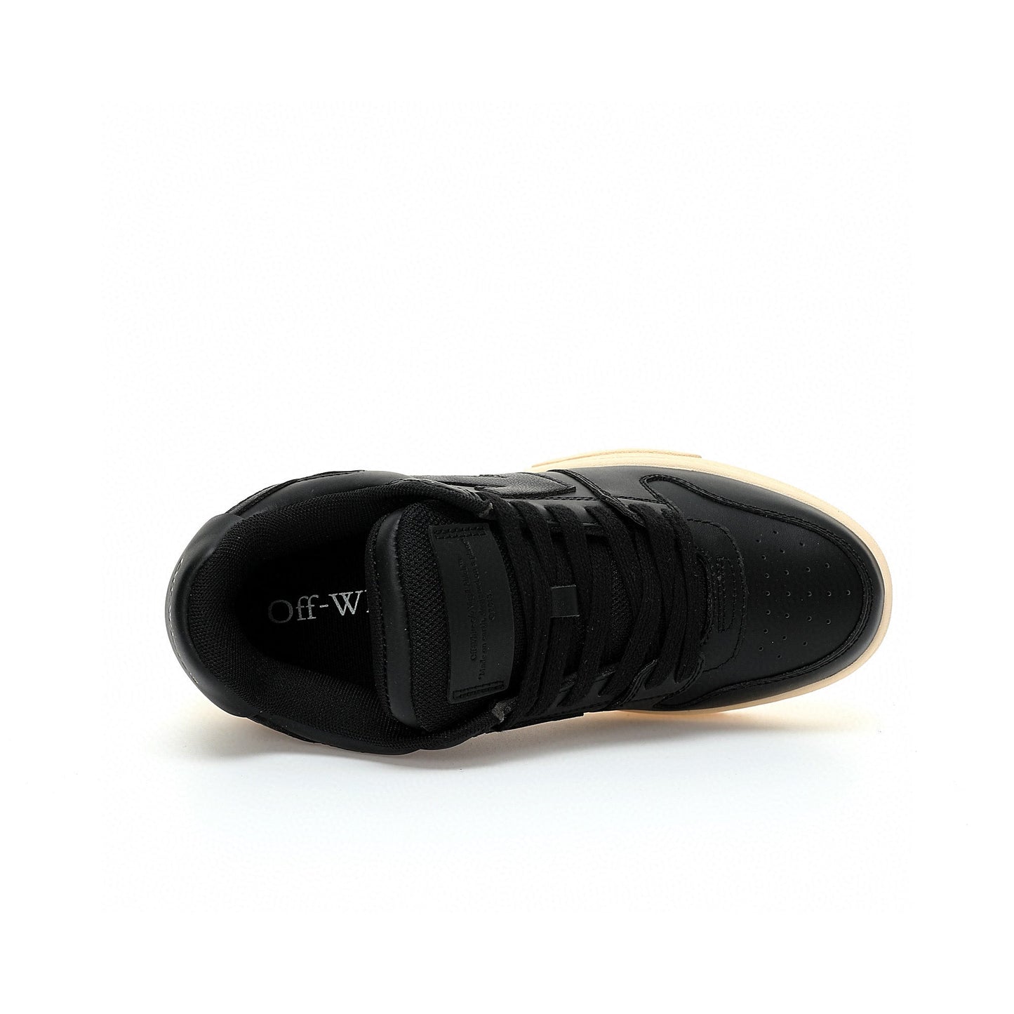 Off White Out Of Office Black Cream Sole