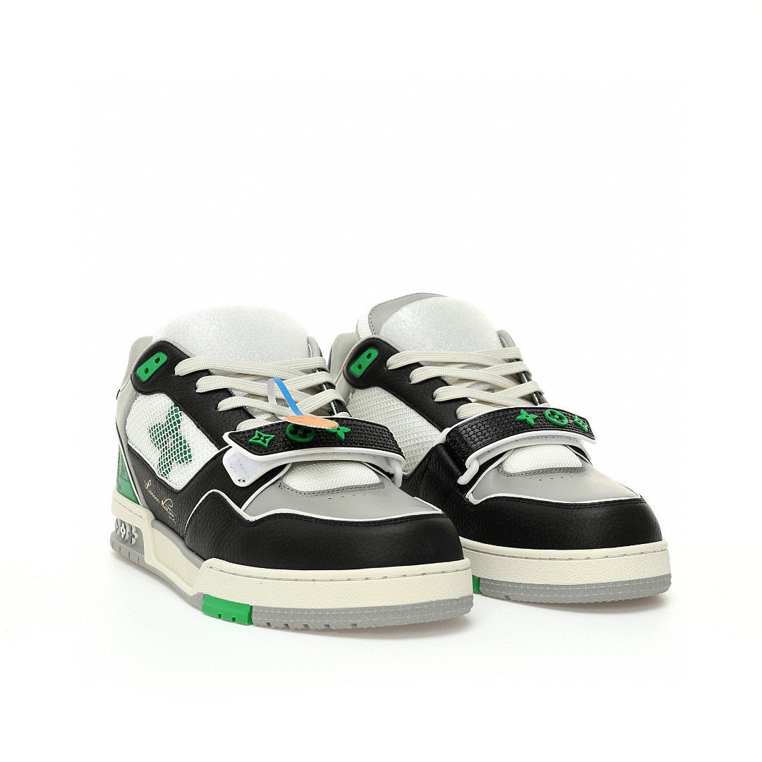 LV Trainer Sneaker Green