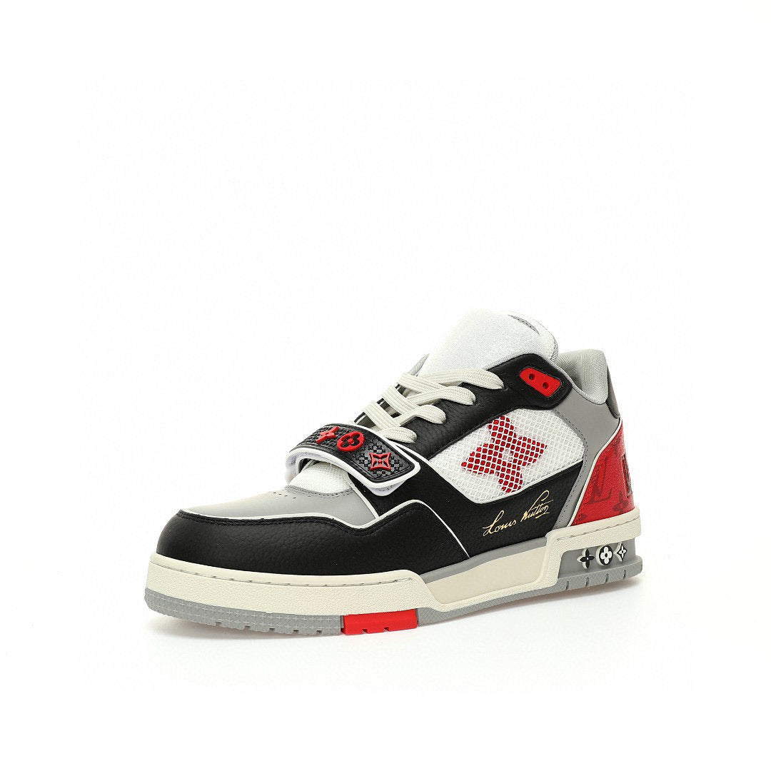 LV Trainer Sneaker Red