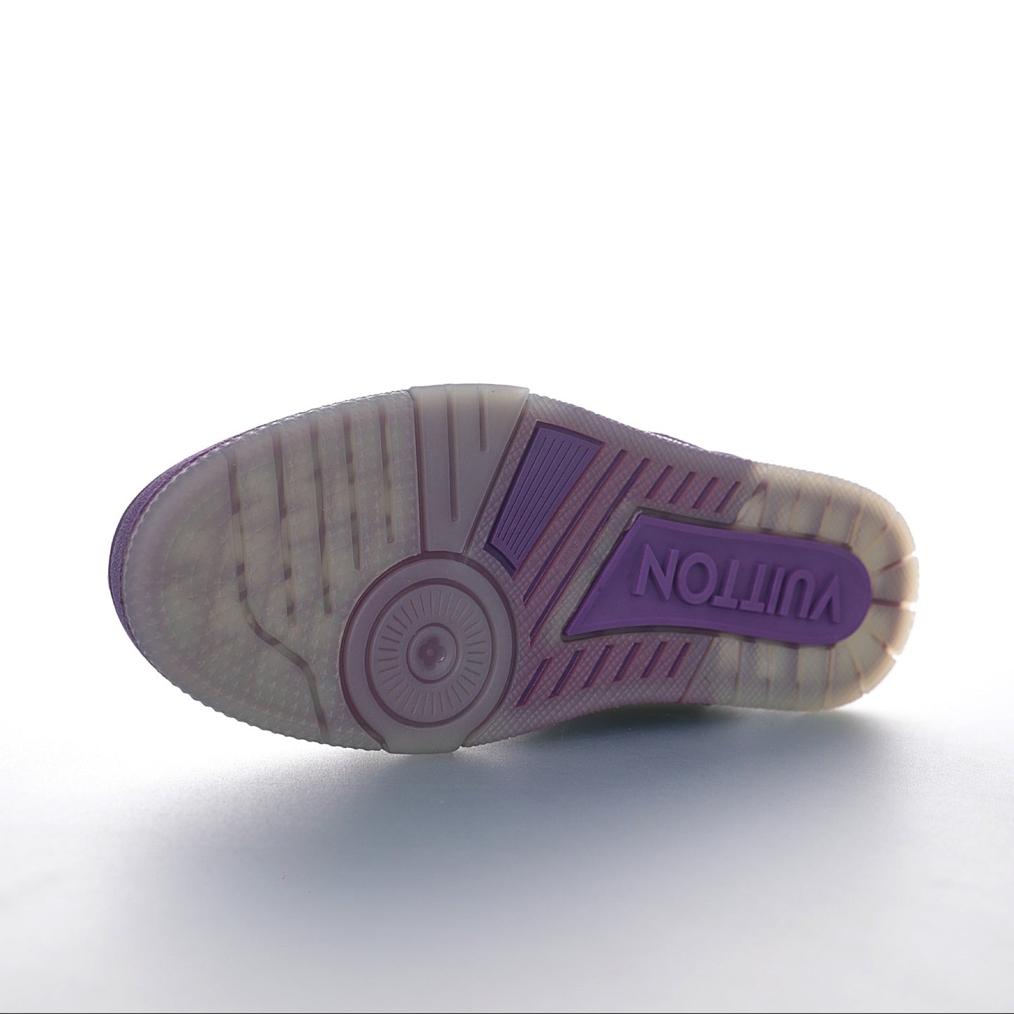 LV Trainer Purple Leather