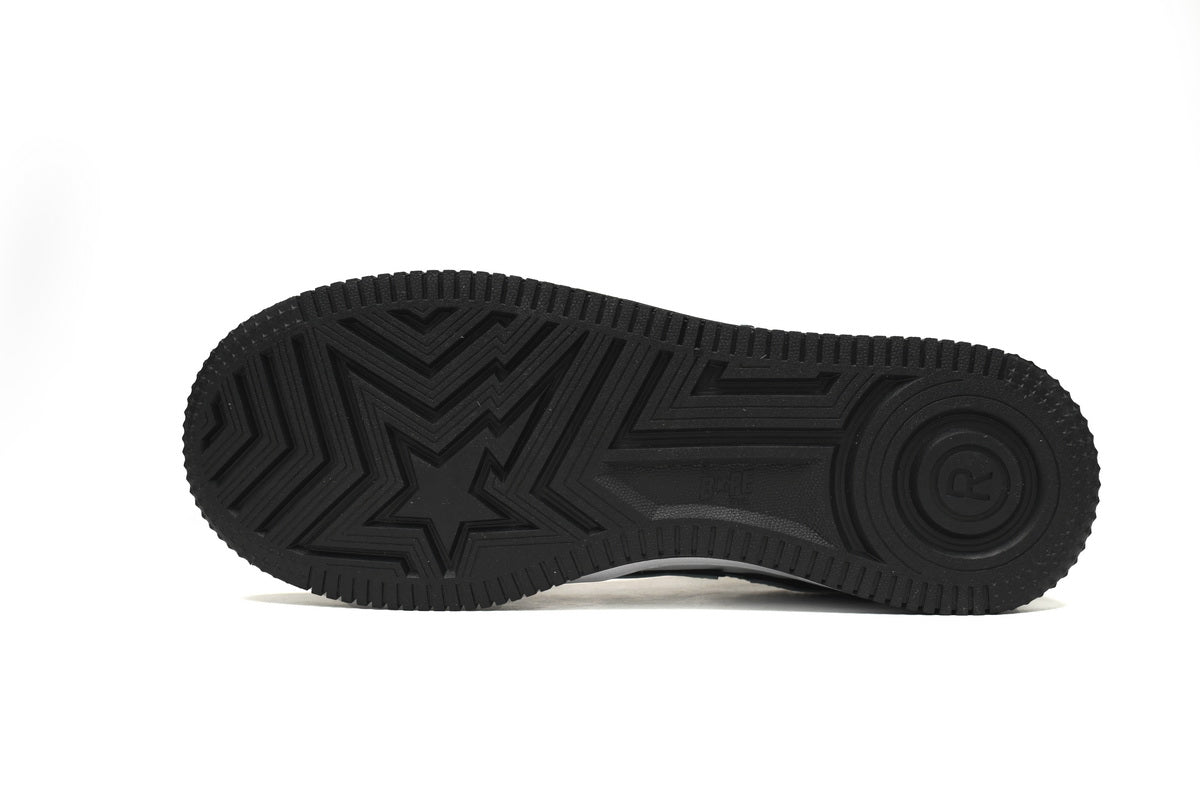 Bapesta Low Black & White