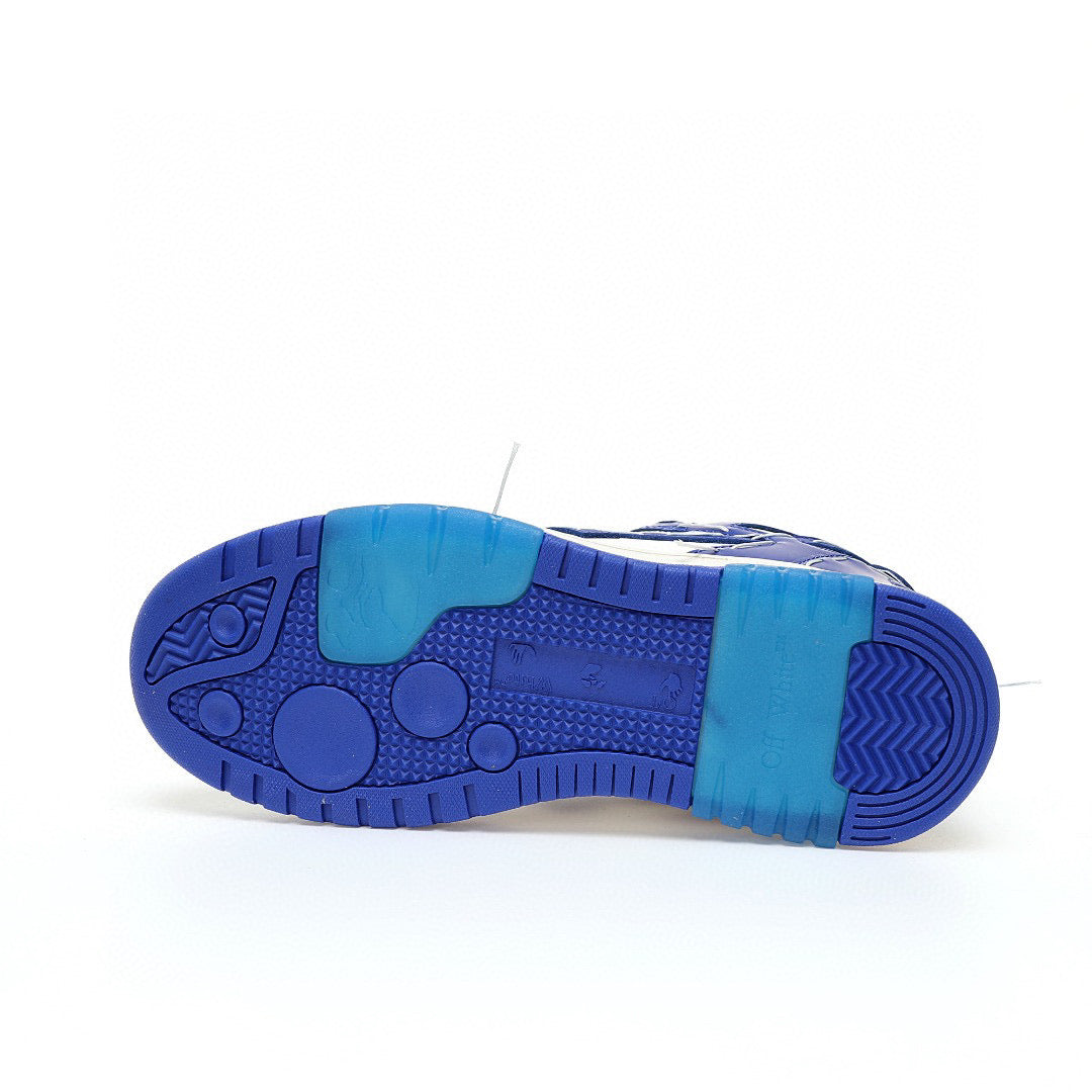 Off White Out Of Office Dark Blue Stitched