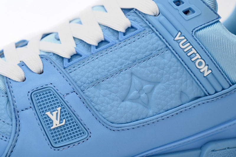 LV Trainer Blue Embossing