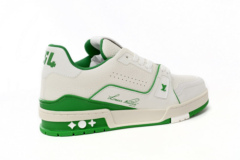LV Traine White Green Lychee
