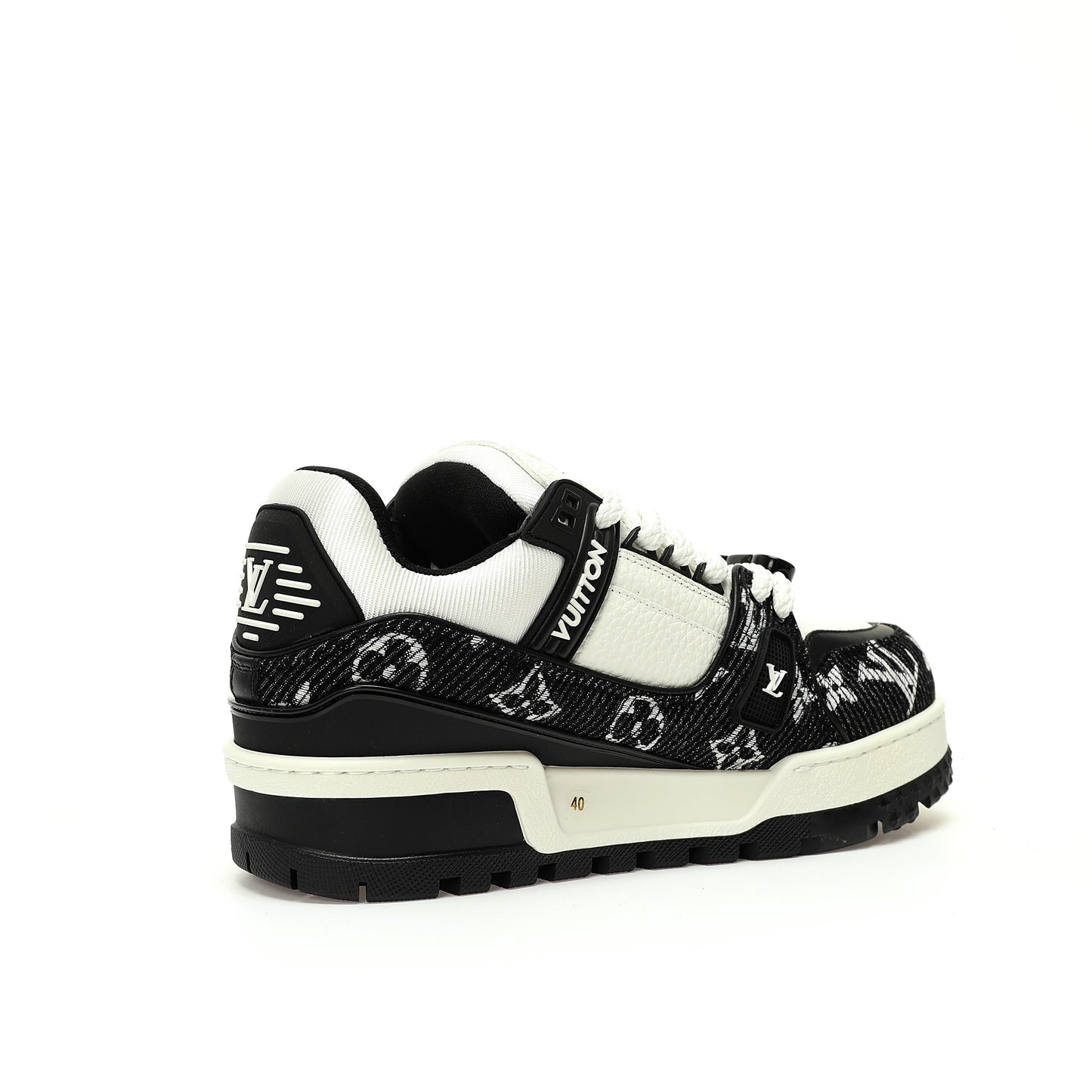 LV Trainers Chunk Denim