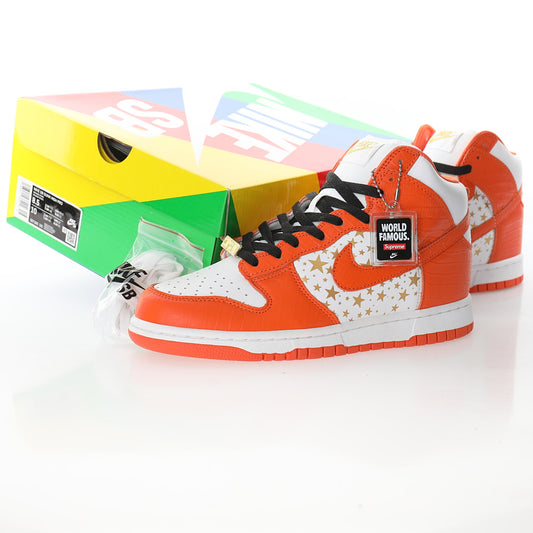 Dunk SB High Orange Stars