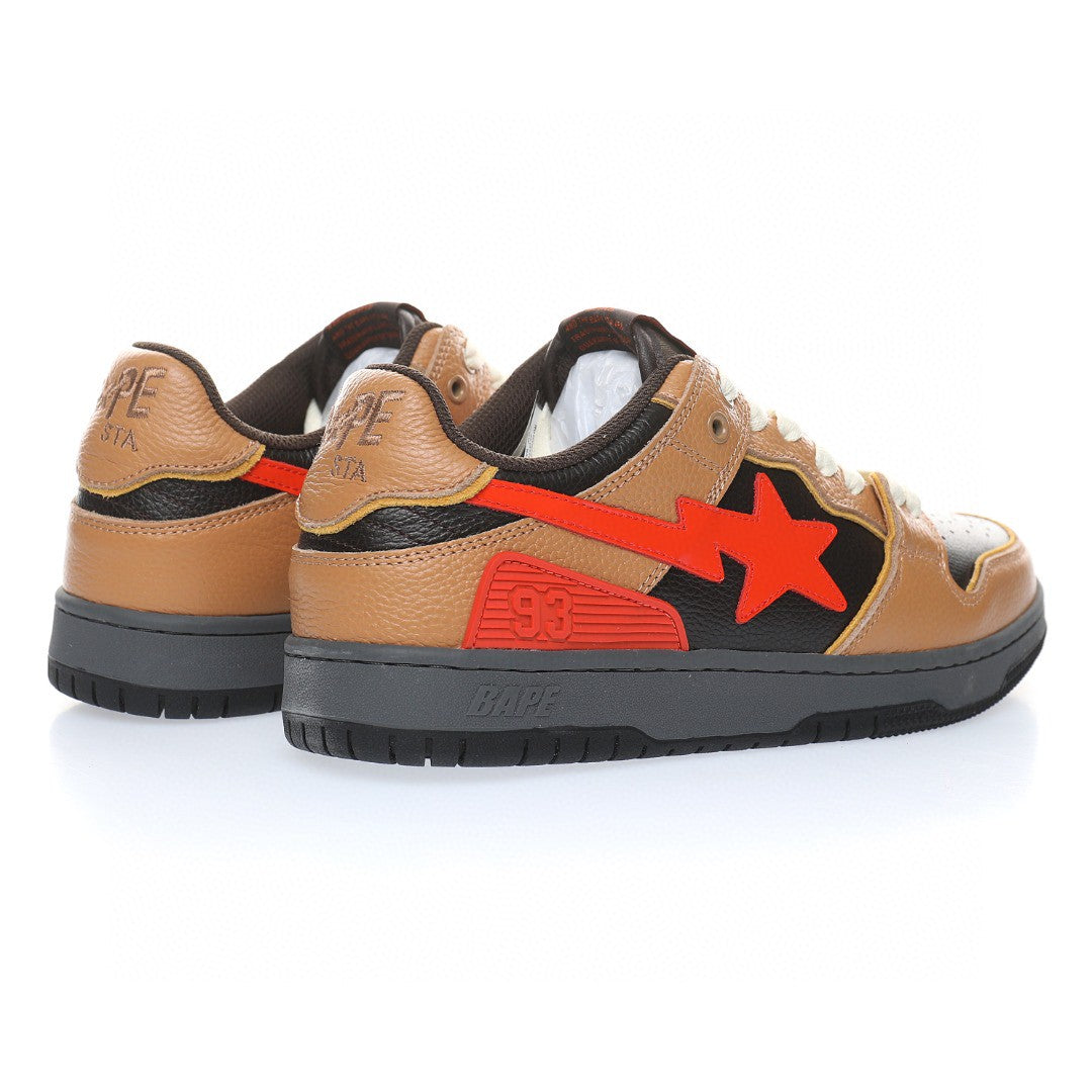 Bapesta Sk8 Sta Orange Camo