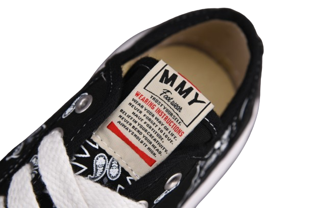 Mihara Black Floral Wave