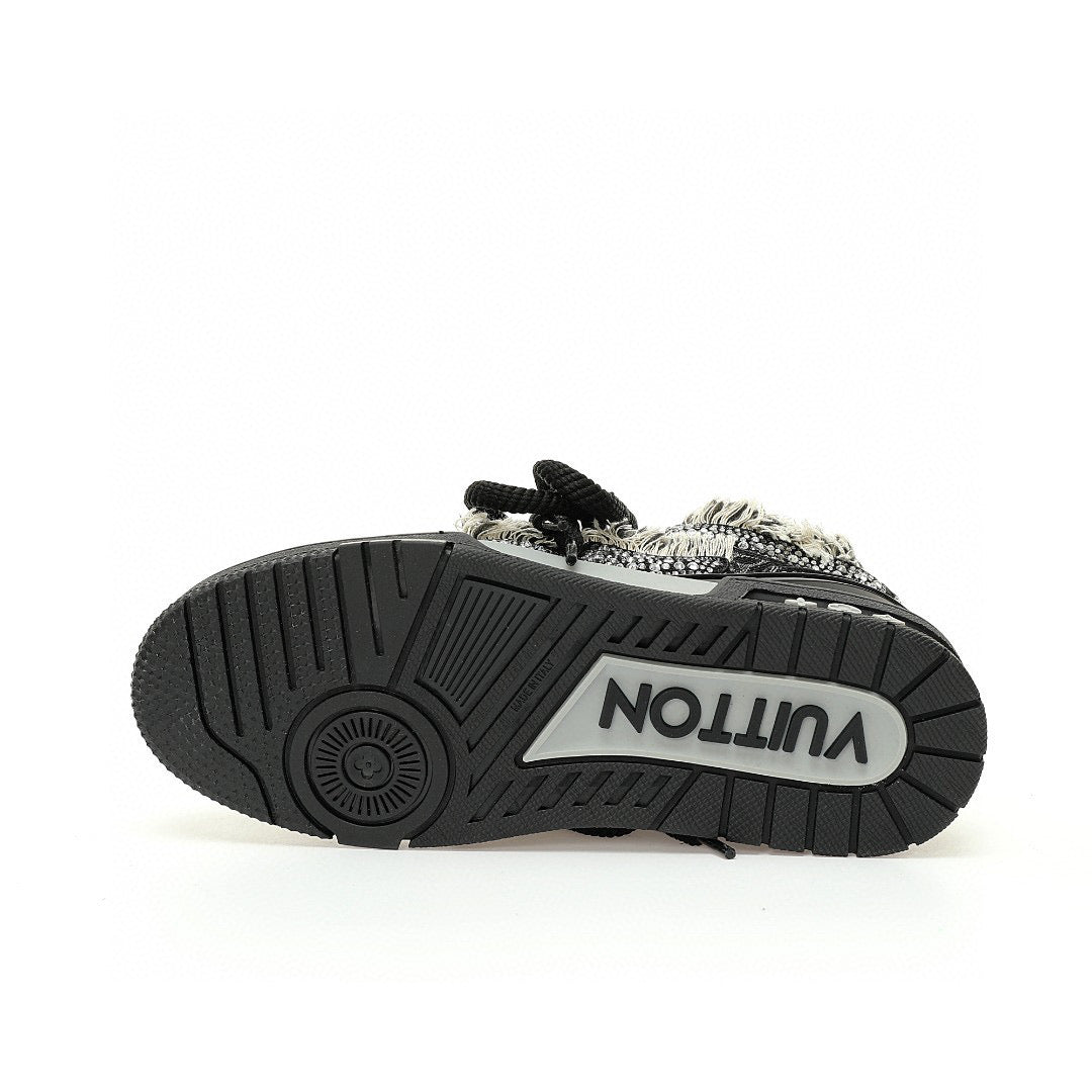 LV Skate Black Rhinestone
