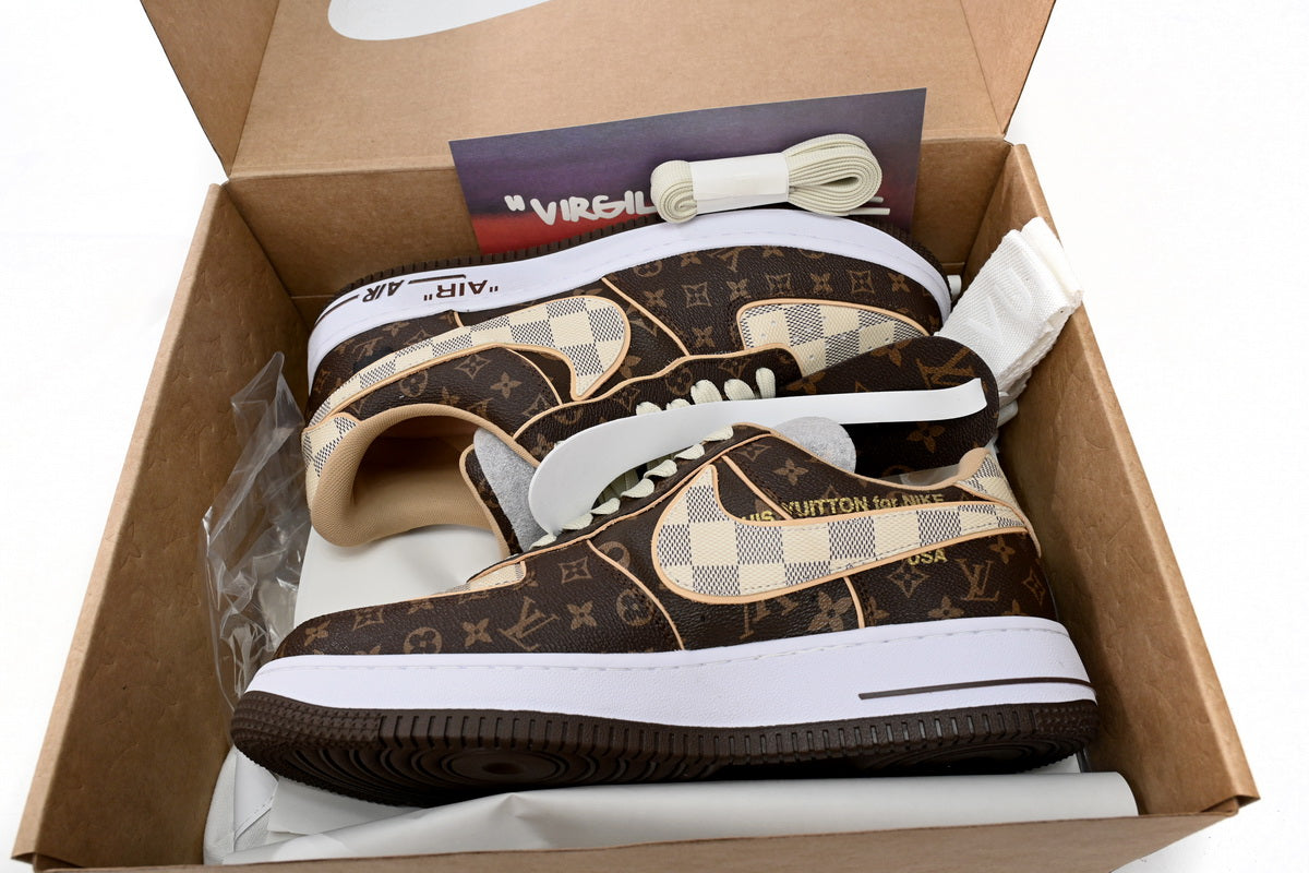 LV Monogram Brown Damier Azur
