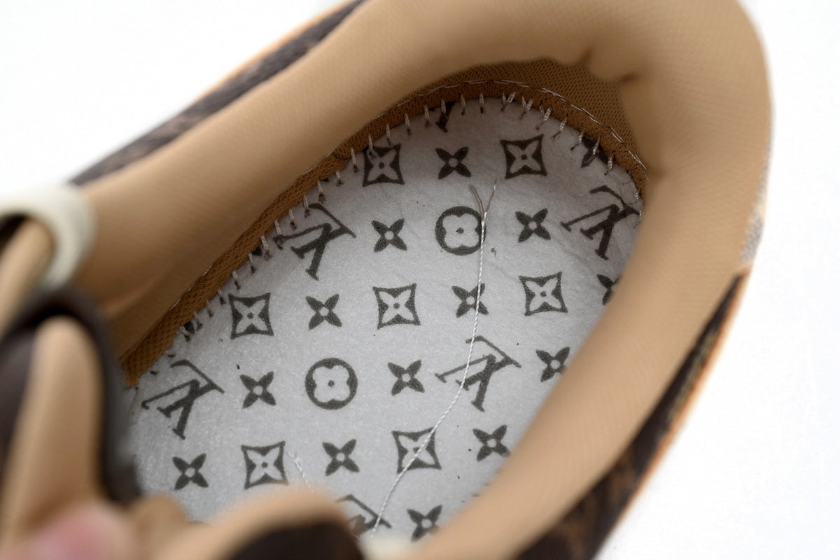 LV Monogram Brown Damier Azur