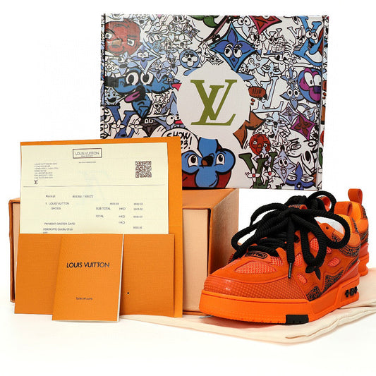 LV Skate Orange Rhinestone
